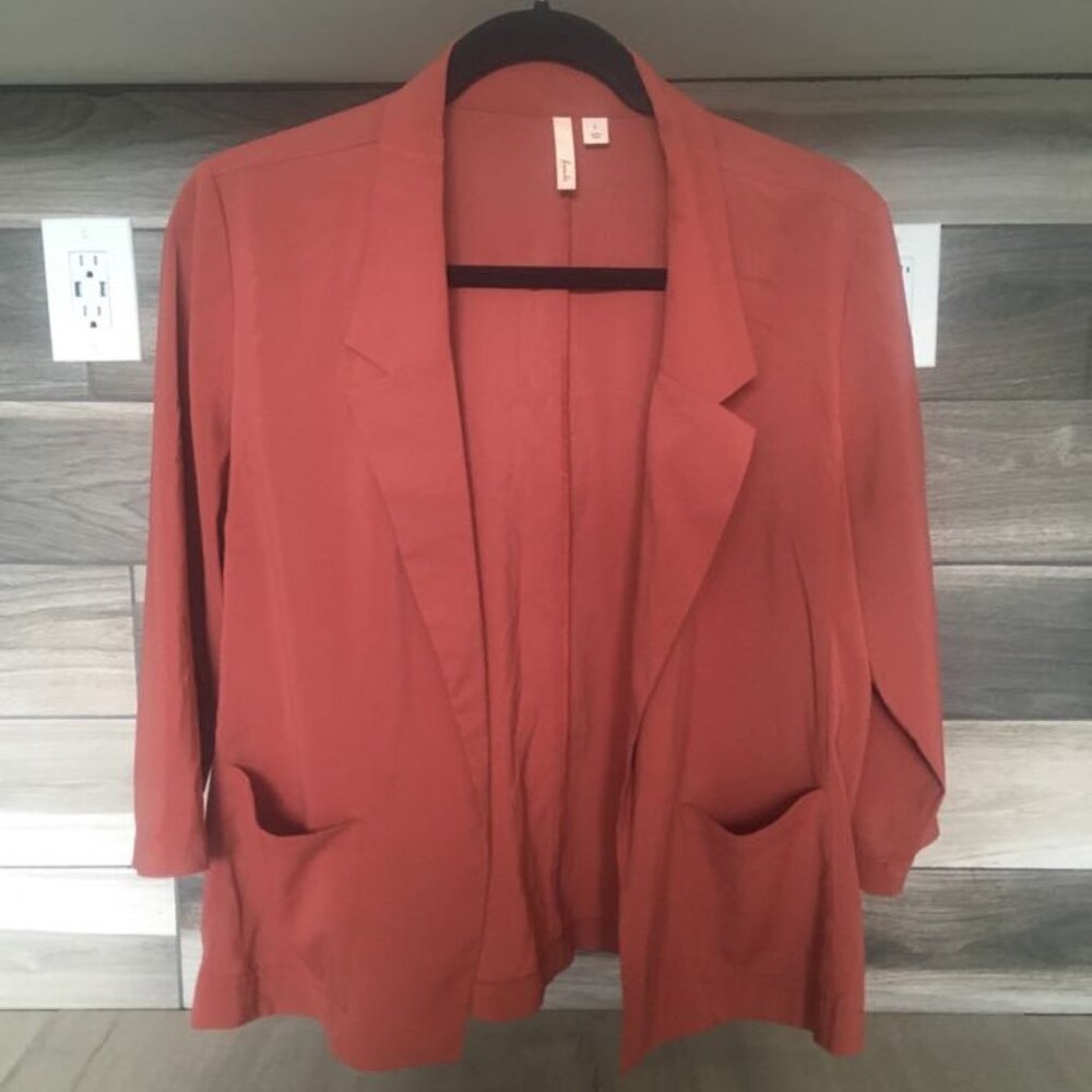 Lightweight Orange Blazer